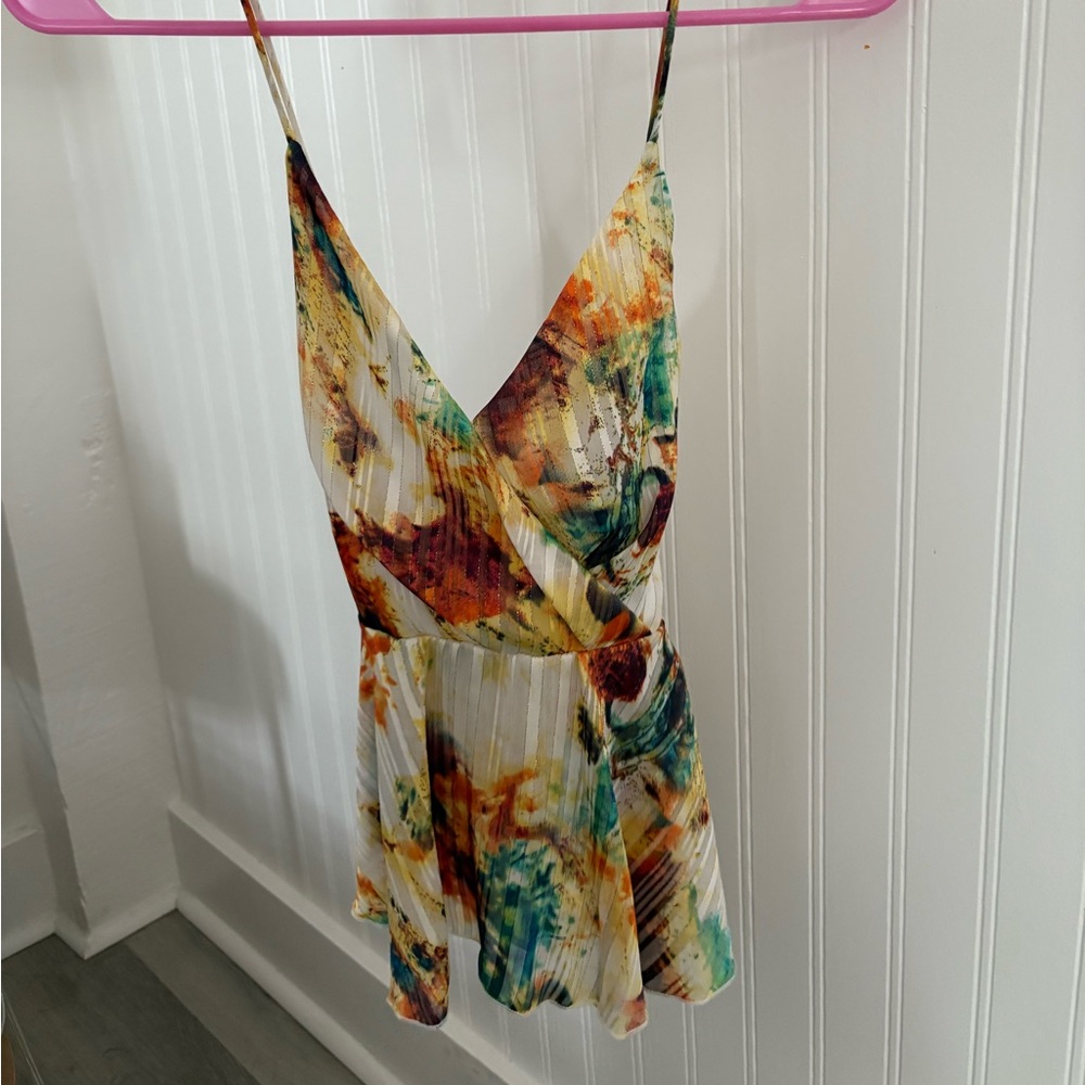 Colorful Dressy Top